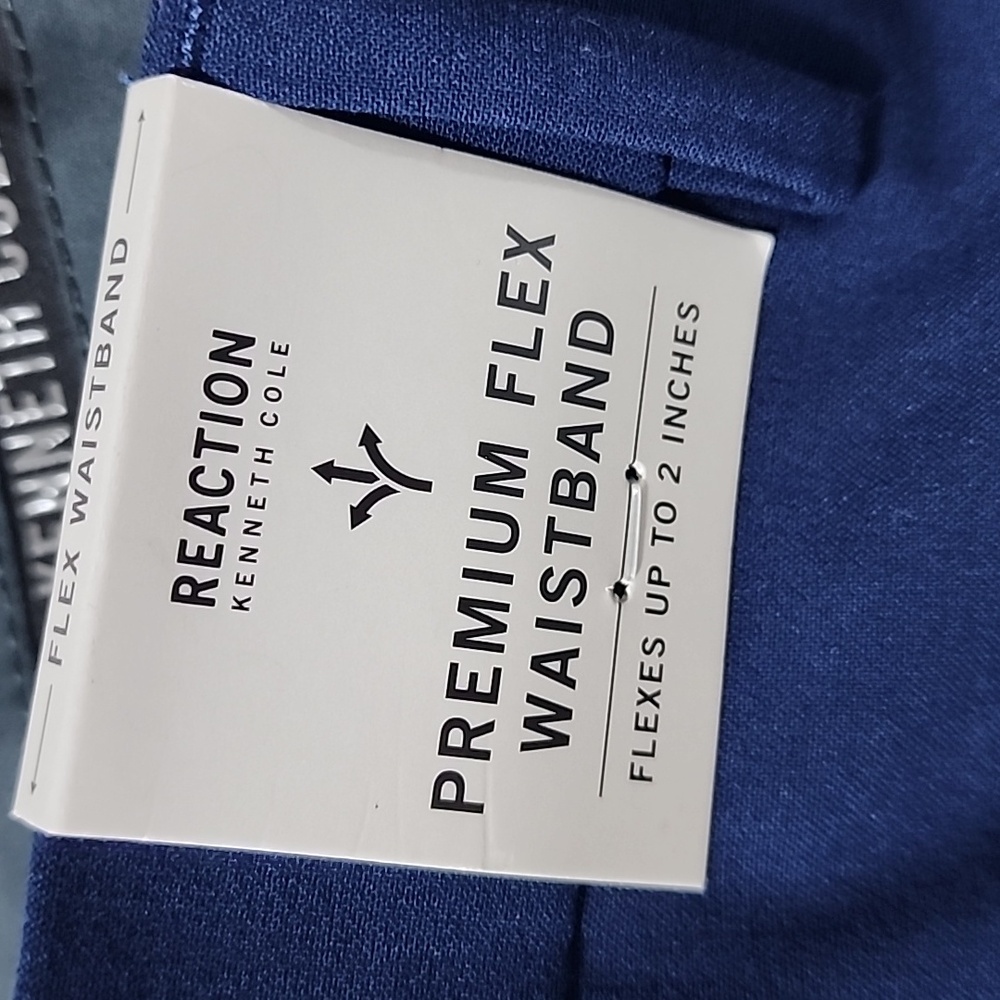 Kenneth Cole Reaction Men's Blue Pants Brand New Skinny Fit - Picture 10 of 15